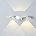 Lucia Outdoor Wall Lamp Modern Sleek Easy Installation - White