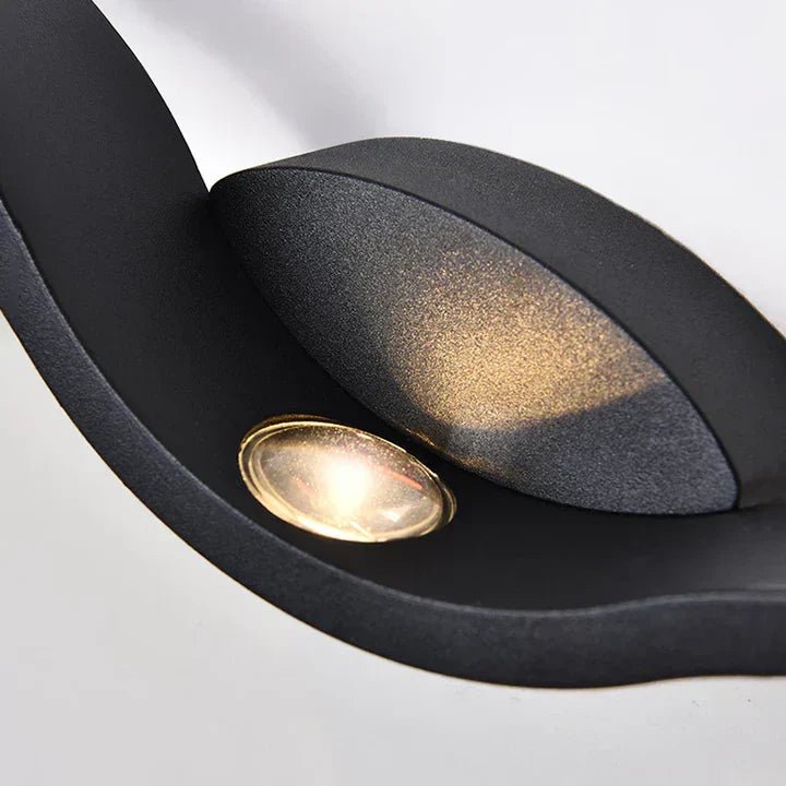 Lucia Outdoor Wall Lamp Modern Sleek Easy Installation - Black