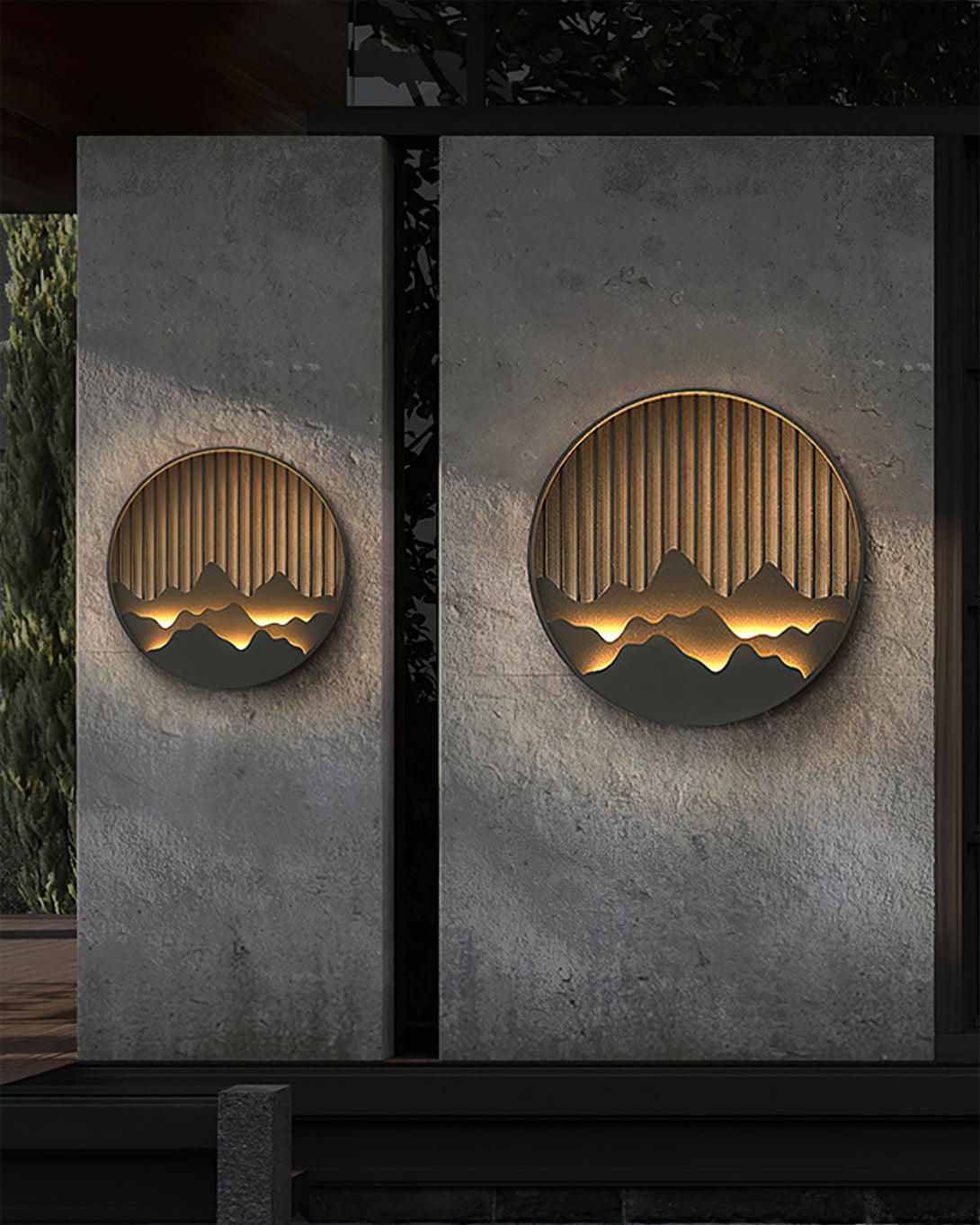Kosciuszko Wall Light Outdoor Durable Gray Painted Frame - VKW - 230802144901 - ∅ 15.7″ x W 1.4″ / Dia 40cm x W 3.5cm