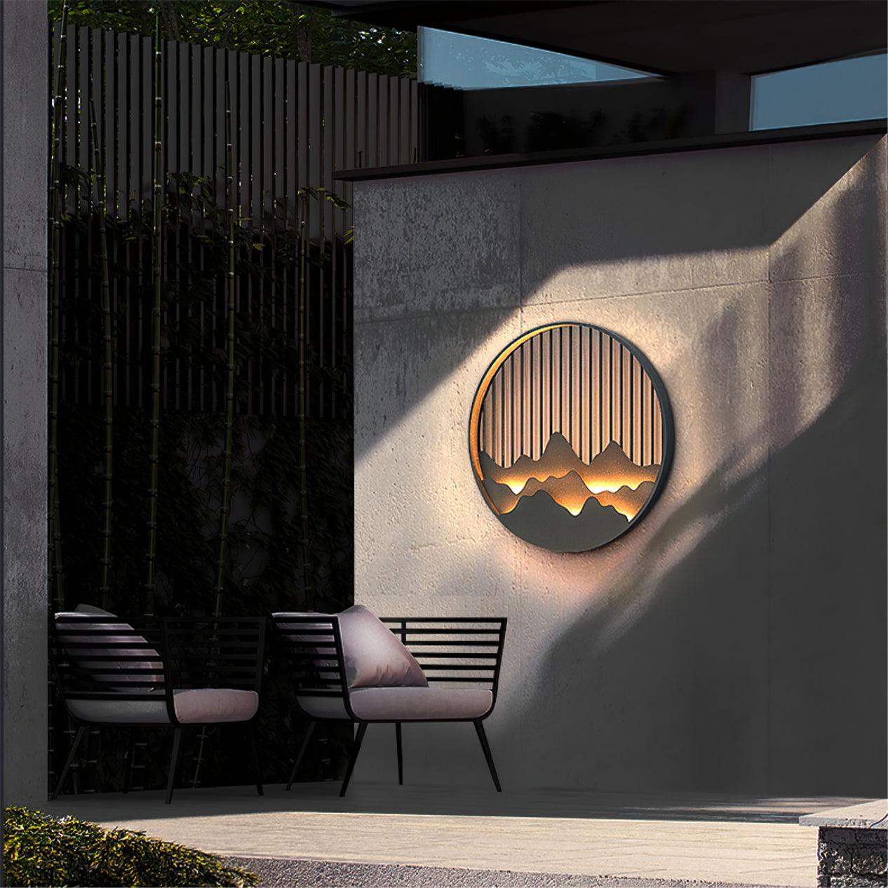 Kosciuszko Wall Light Outdoor Durable Gray Painted Frame - VKW - 230802144901 - ∅ 15.7″ x W 1.4″ / Dia 40cm x W 3.5cm