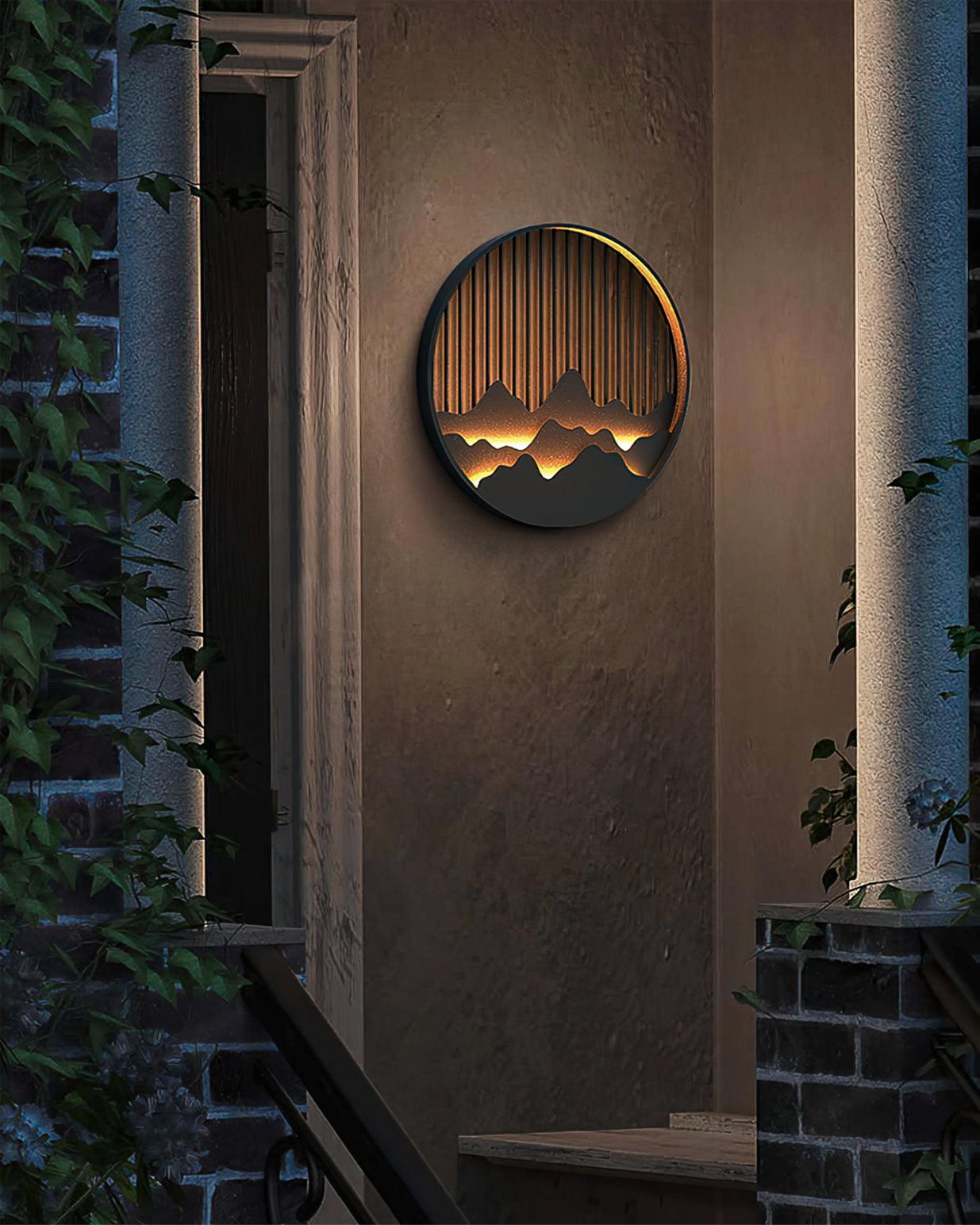 Kosciuszko Wall Light Outdoor Durable Gray Painted Frame - VKW - 230802144901 - ∅ 15.7″ x W 1.4″ / Dia 40cm x W 3.5cm