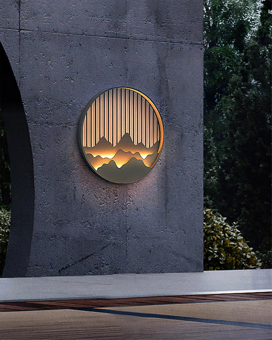 Kosciuszko Wall Light Outdoor Durable Gray Painted Frame - VKW - 230802144901 - ∅ 15.7″ x W 1.4″ / Dia 40cm x W 3.5cm
