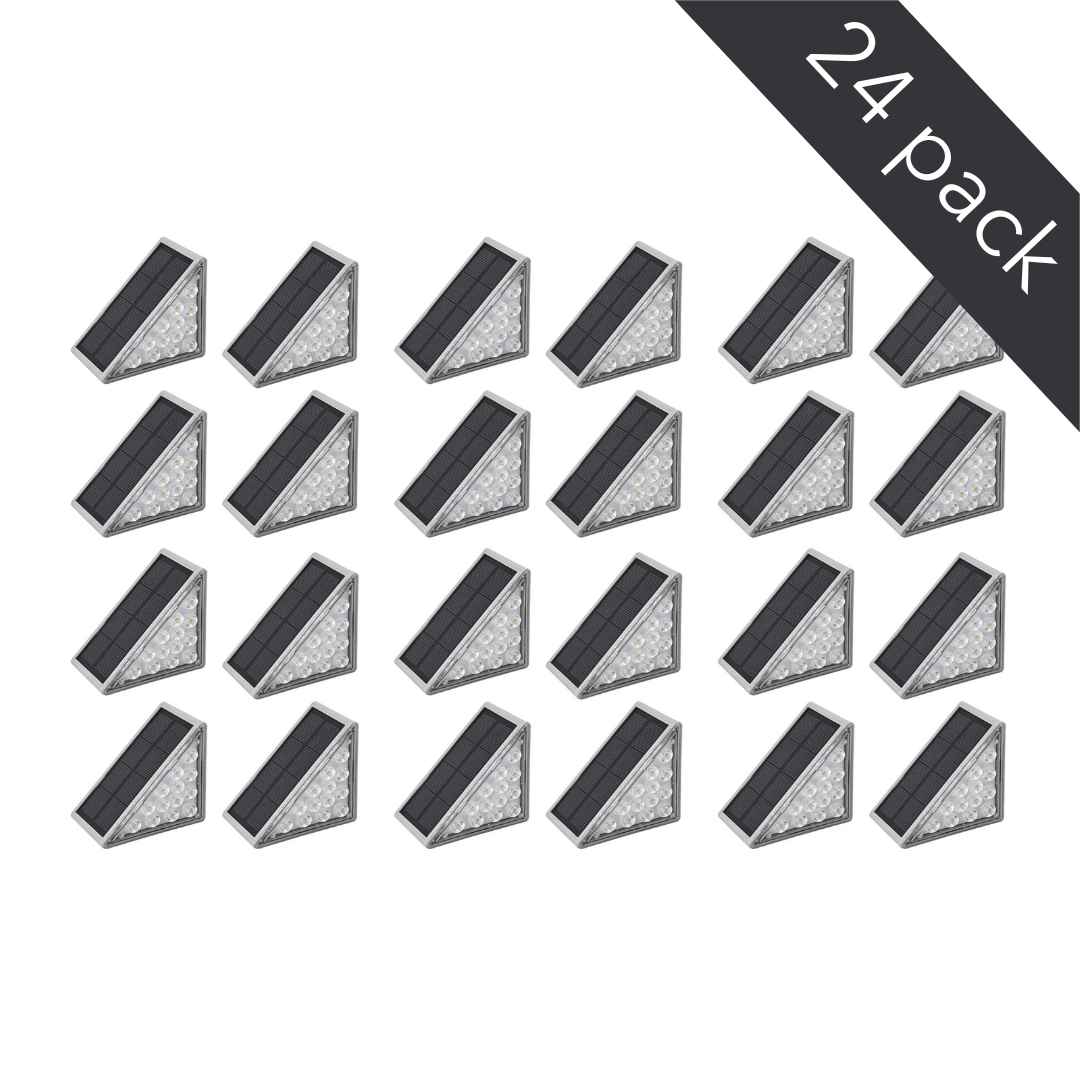 StairGlow™ – Solar Stair Lights - 24Pack - StepLights - 24 Pack