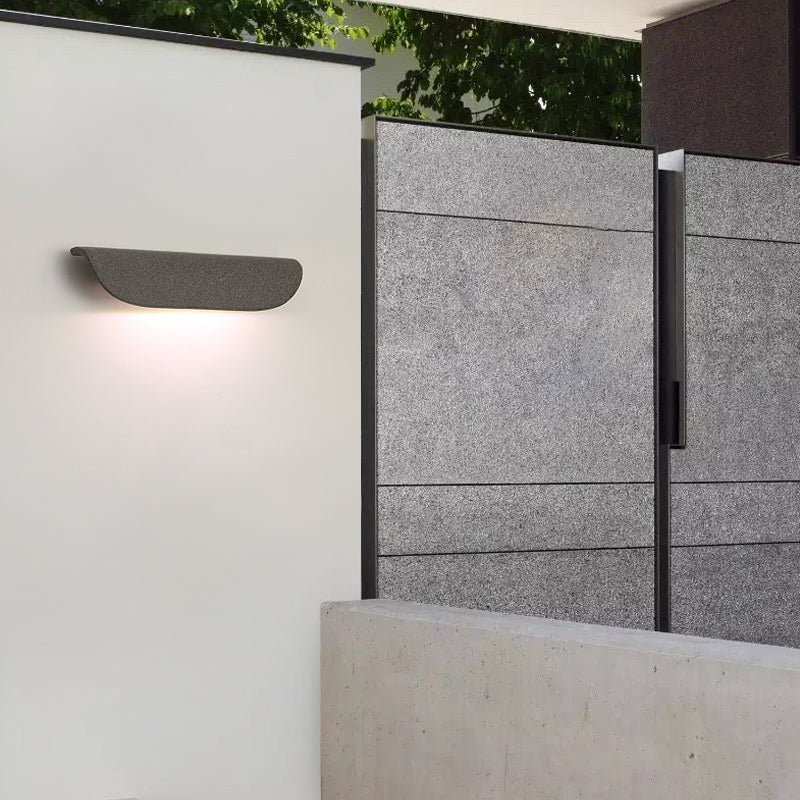 Vera LED Wall Lamp Waterproof Curved Structure Indoor - White