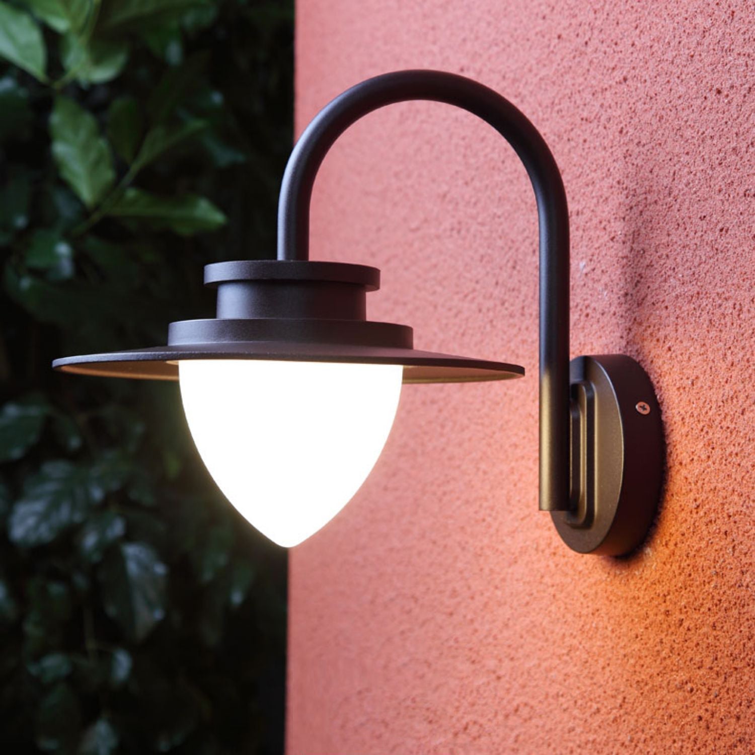 Karylle Outdoor Wall Light Pine Cone Inspired Waterproof - Sand Black