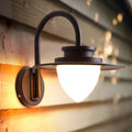 Karylle Outdoor Wall Light Pine Cone Inspired Waterproof - Sand Black