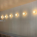Nalani Wall Lamp Frosted Glass Plug In Design LED Bulb - No Plug - Pink