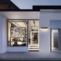 Addison Outdoor Wall Lamp LED Cement Grey Energy Efficient - White