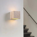 Vadalie Travertine Wall Lamp Minimalist Square Design - Type A