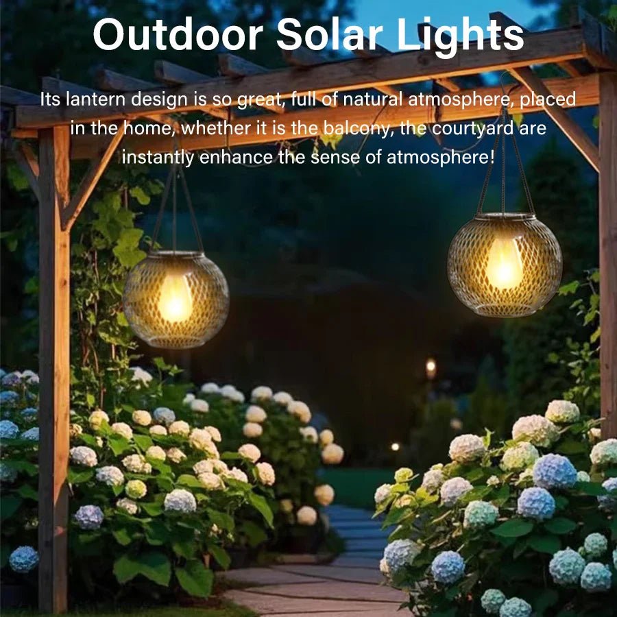 LumaGlow™ – Outdoor Solar Hanging Light - Duvelix