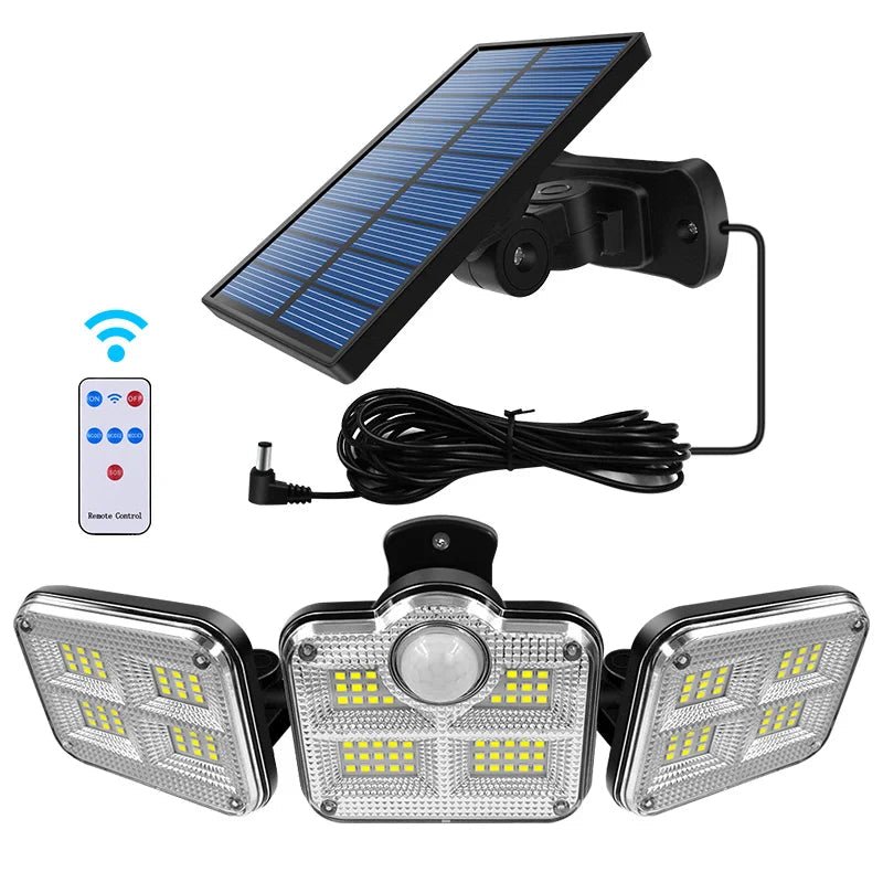 Solar Garden Lamp – Adjustable Head Outdoor Light - Duvelix