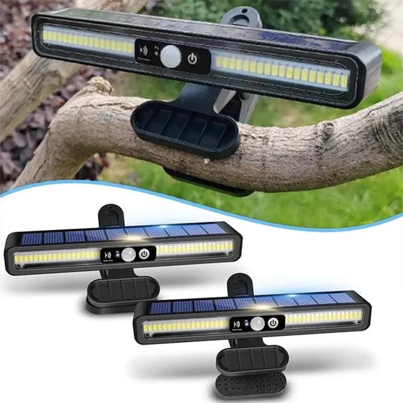Clip - On Solar Motion Fence Lights – 36 LED - Duvelix