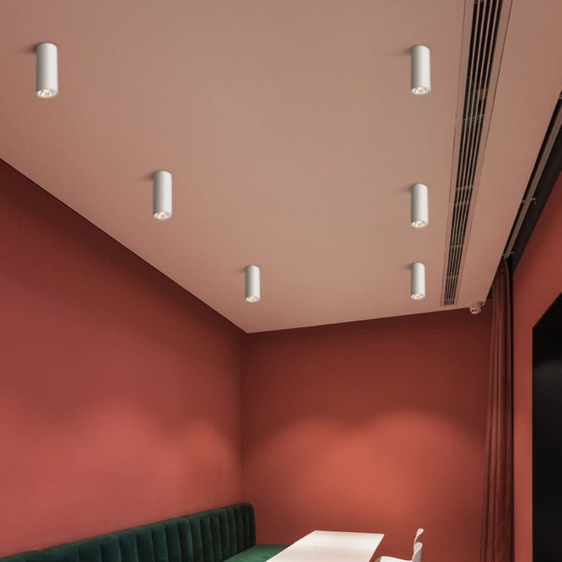 Carly White LED Surface Mounted Downlight Dimmable LED - White Down light L200mm