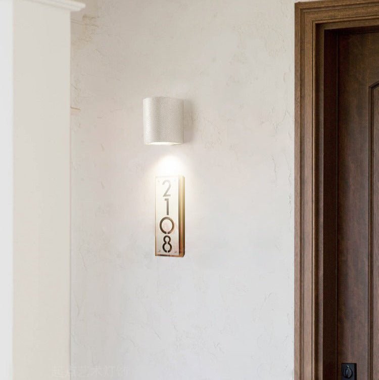Adamaris Cement Outdoor Wall Lamp IP65 Waterproof Nordic - Black