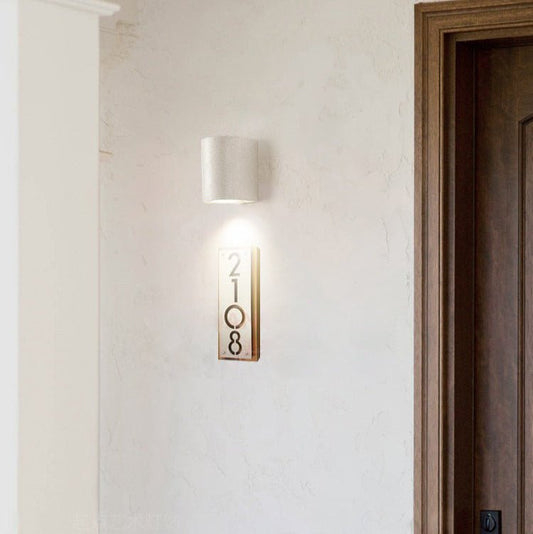 Adamaris Cement Outdoor Wall Lamp IP65 Waterproof Nordic - Black