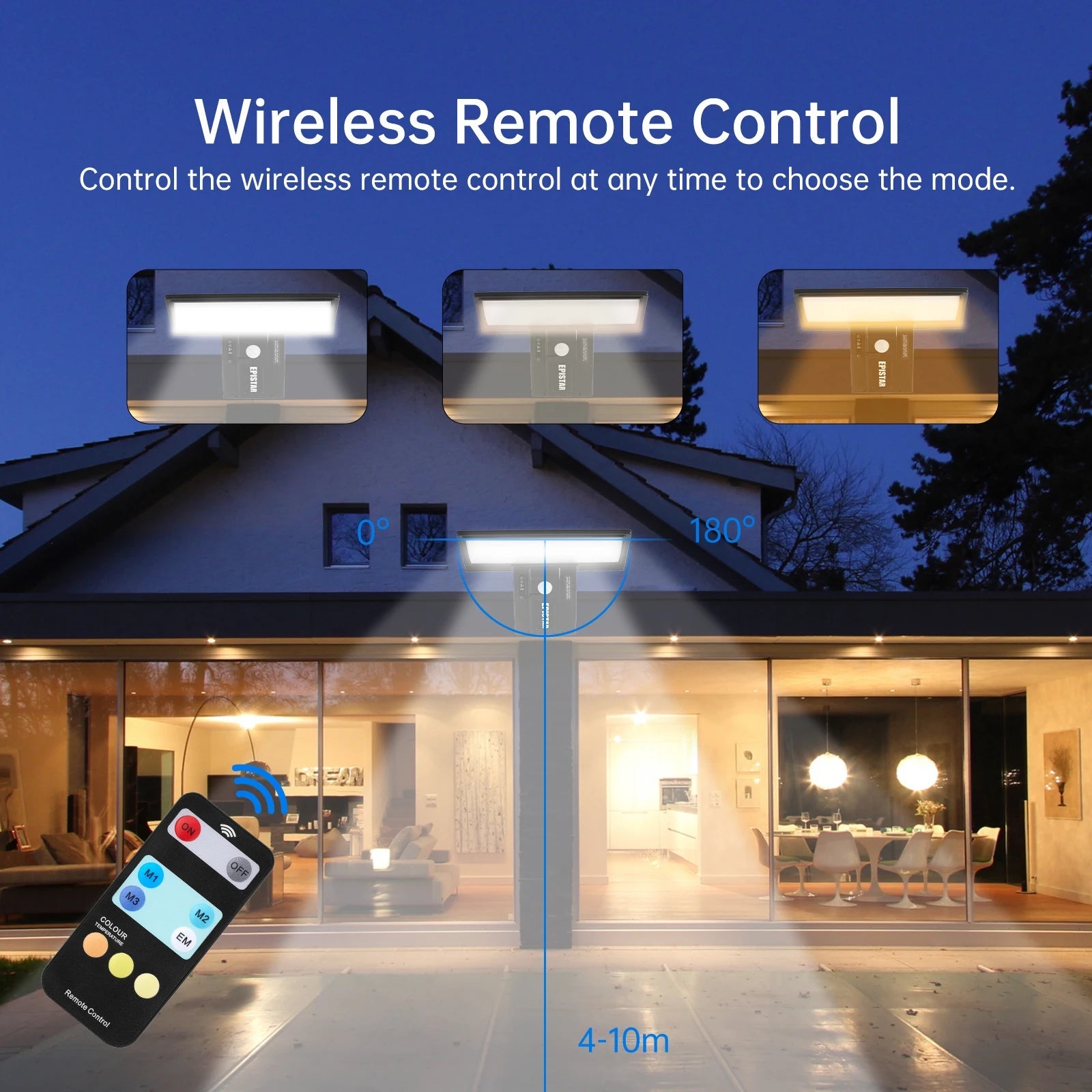 Solar Outdoor Floodlight – 90 LED Motion Sensor - Duvelix