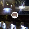 GlowStep™ – Solar LED Light for Stairs Fence & Garden - 136:1410brown white;249:2000063051 pack - Brown White