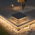 Abbie Solar Pillar Light Stainless Steel IP65 Waterproof - 200mm