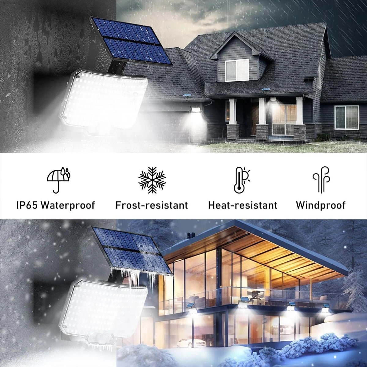 234 LED Solar Motion Sensor Floodlight - Duvelix