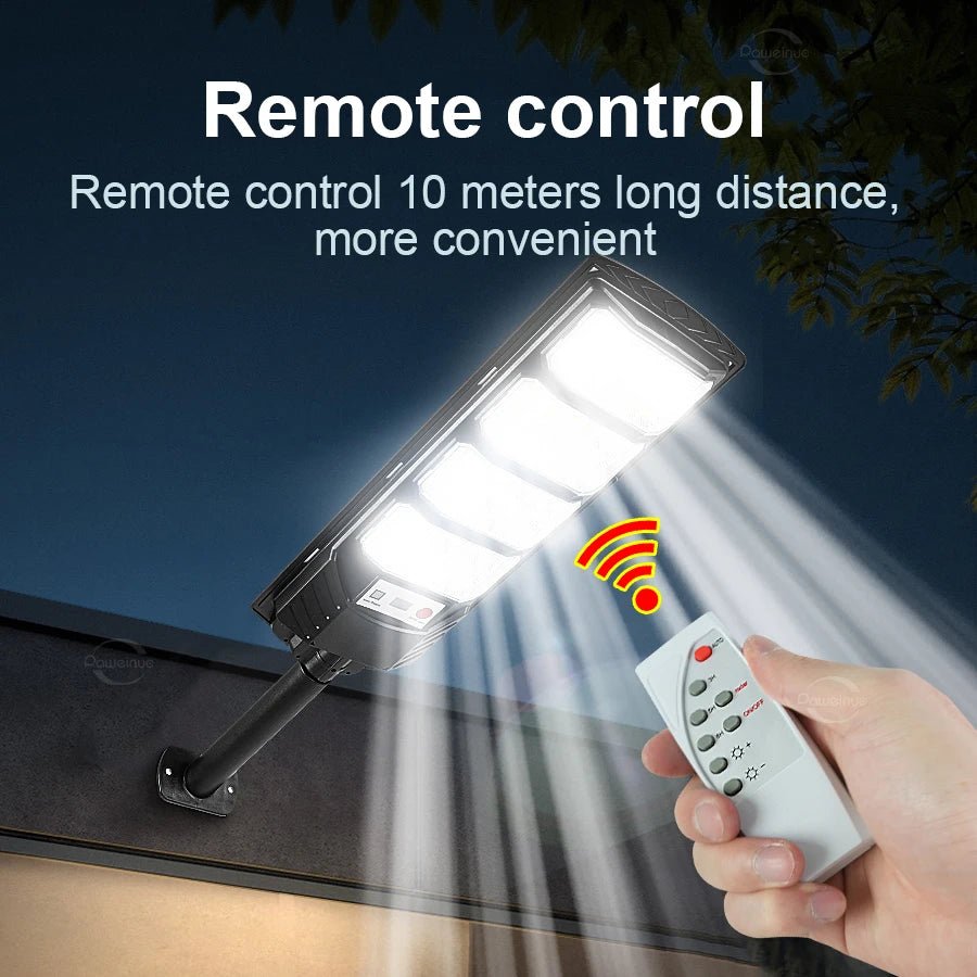 Solar LED Street & Wall Lamp – Motion Sensor - Duvelix