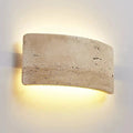 Garielle Travertine LED Wall Lamp Travertine IP65Waterproof - Beige