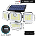 Solar Garden Lamp – Adjustable Head Outdoor Light - Duvelix