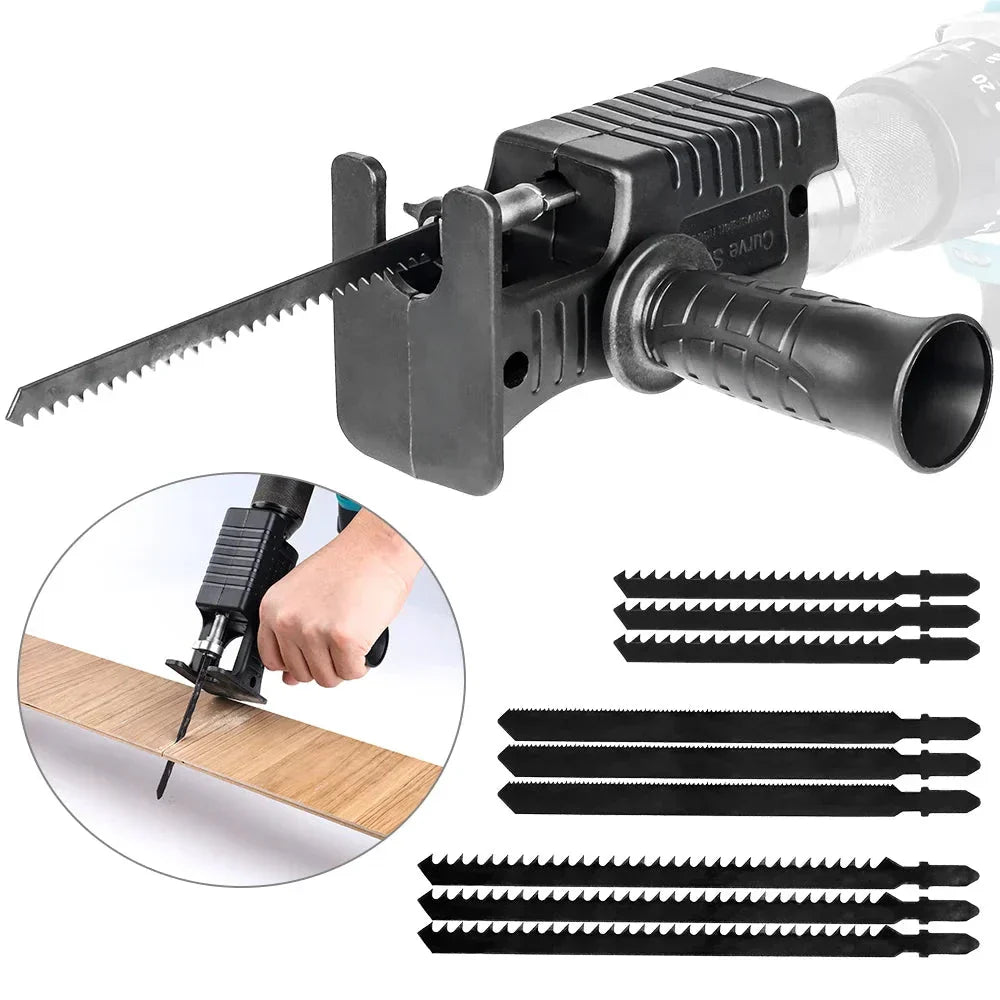 Reciprocating Saw Adapter Kit for Drills