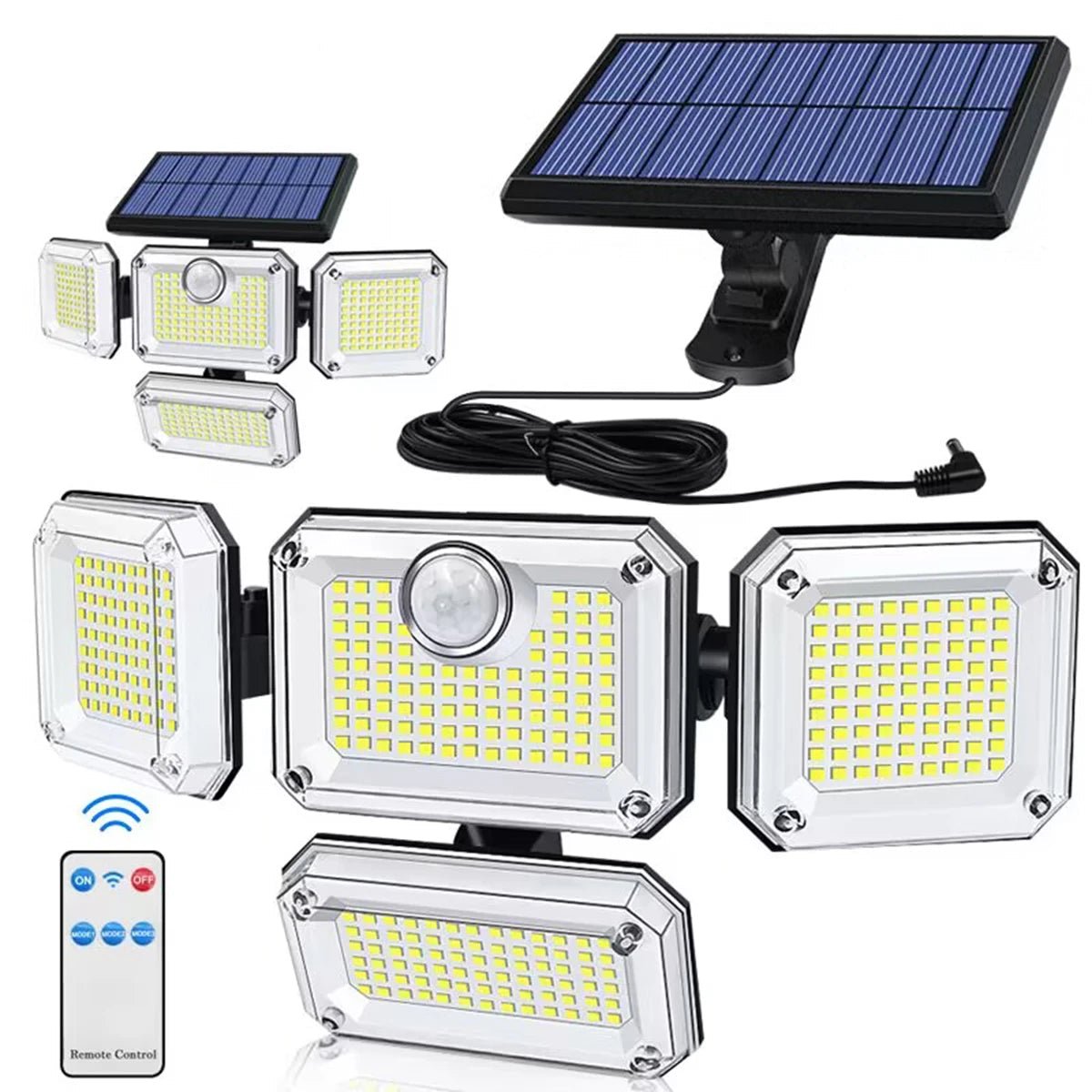 Solar Garden Lamp – Adjustable Head Outdoor Light - Duvelix