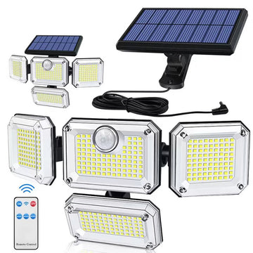 Solar Garden Lamp – Adjustable Head Outdoor Light - Duvelix