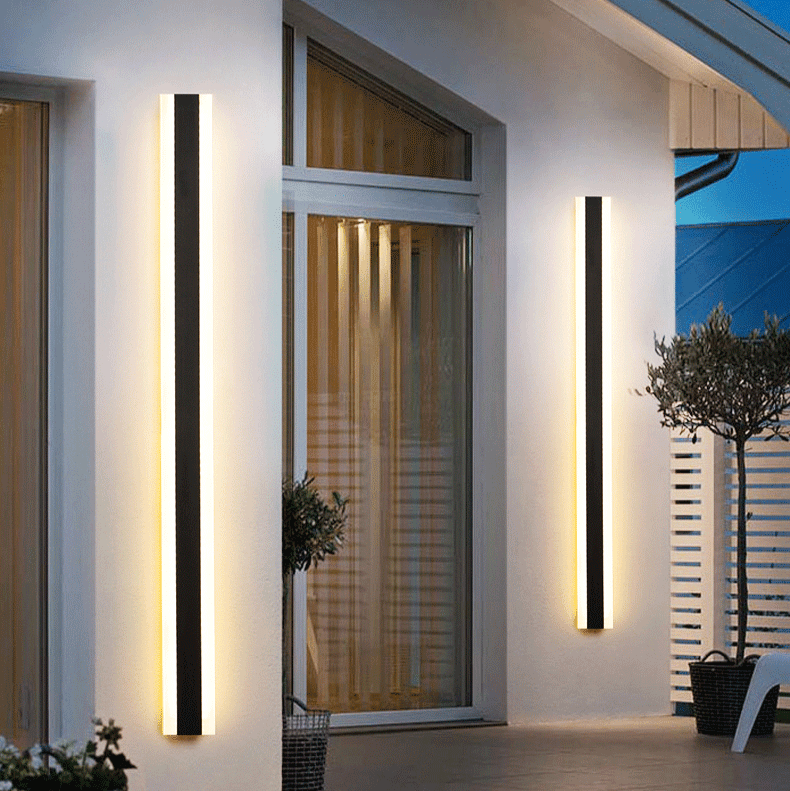 Adriel LED Wall Lamp IP65 Waterproof Slim Strip Profile - 60 x 9cm 19W