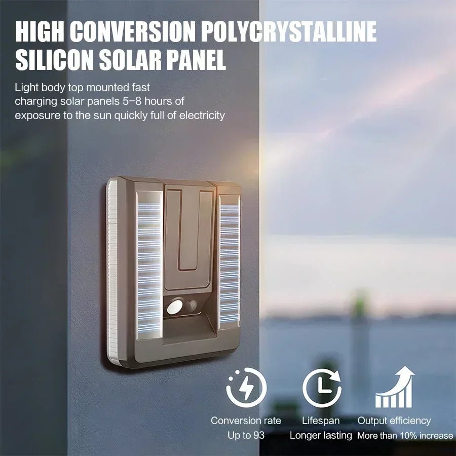 Foldable Solar Wall Lamp – Motion Sensor - Duvelix