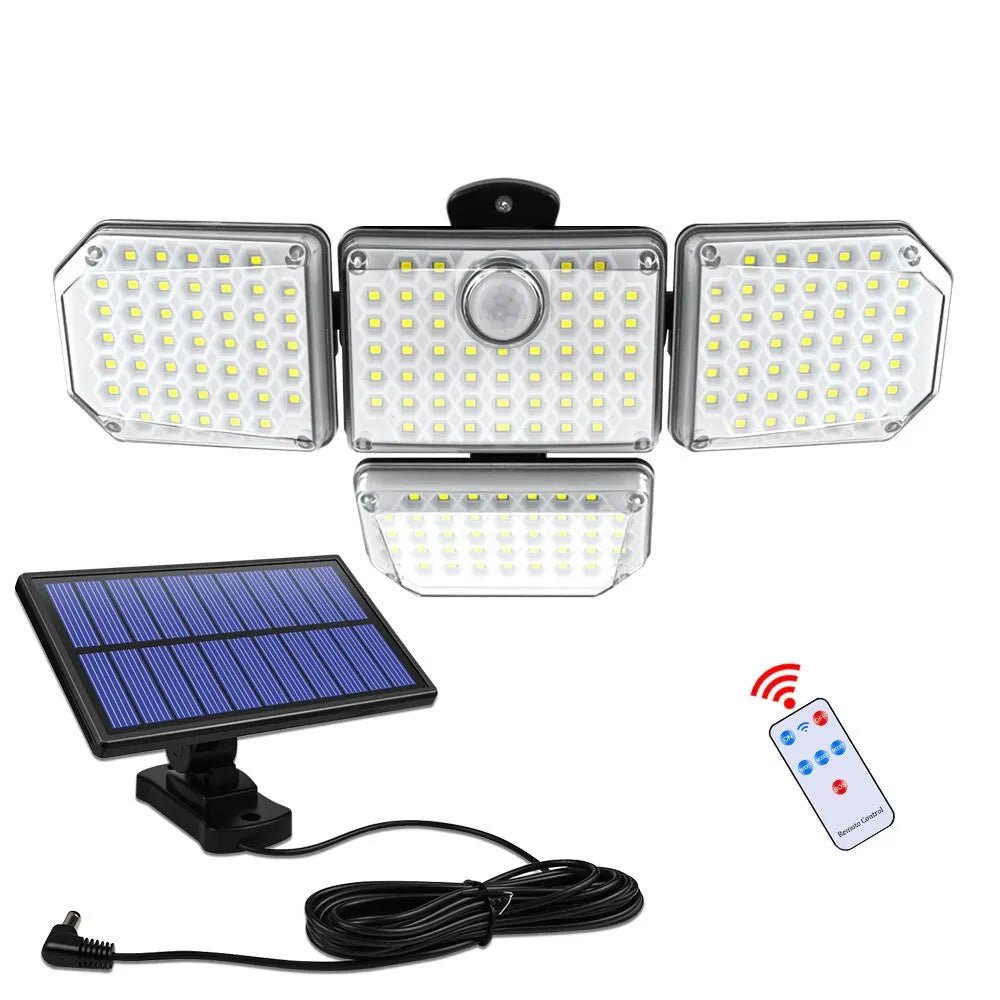 Solar Garden Lamp – Adjustable Head Outdoor Light - Duvelix