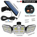 Solar Garden Lamp – Adjustable Head Outdoor Light - Duvelix