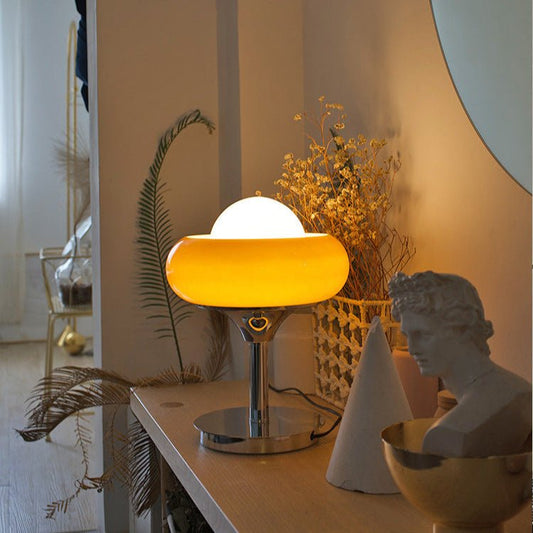 Guzzini Floor Lamp Polished Chrome Finish Led Bulb Included - Orange Floor Lamp