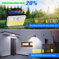 Solar Wall Light – 148 LED Motion Sensor - Duvelix
