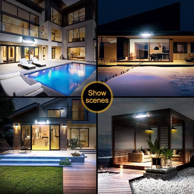 Solar LED Wall Lamp – Motion Sensor Light - Duvelix