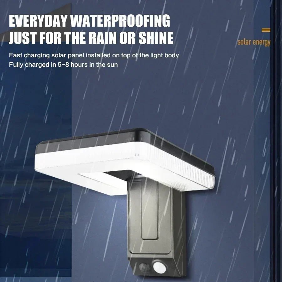 Foldable Solar Wall Lamp – Motion Sensor - Duvelix