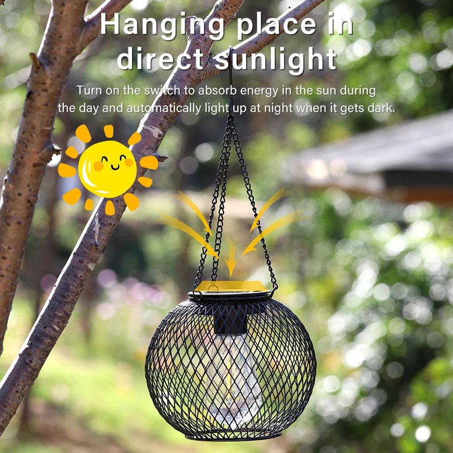 LumaGlow™ – Outdoor Solar Hanging Light - Duvelix