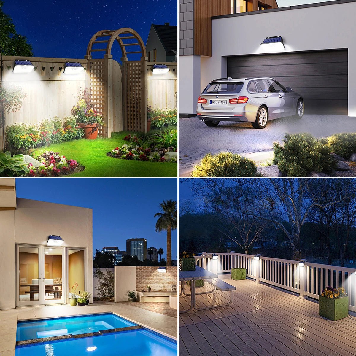 Solar Wall Light – 148 LED Motion Sensor - Duvelix