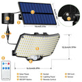 234 LED Solar Motion Sensor Floodlight - Duvelix