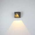 Livia Waterproof Wall Light Metal Construction Black Finish - 9cm