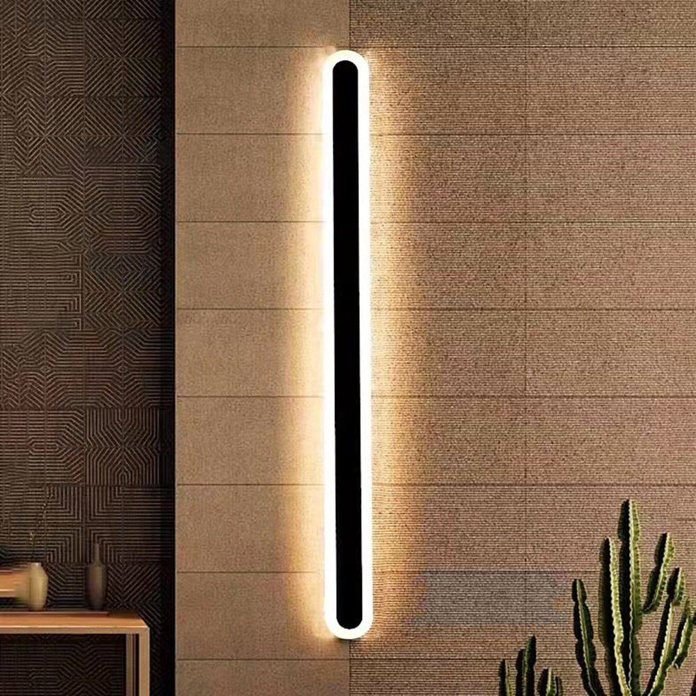 Lina Outdoor Wall Lamp Minimalist Metal Customizable - 40cm