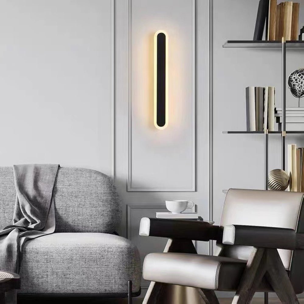 Lina Outdoor Wall Lamp Minimalist Metal Customizable - 40cm