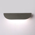 Addison Outdoor Wall Lamp LED Cement Grey Energy Efficient - White