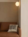 Globa Ceiling Lamp White Glass Shade Sconce Design - Dia 18cm