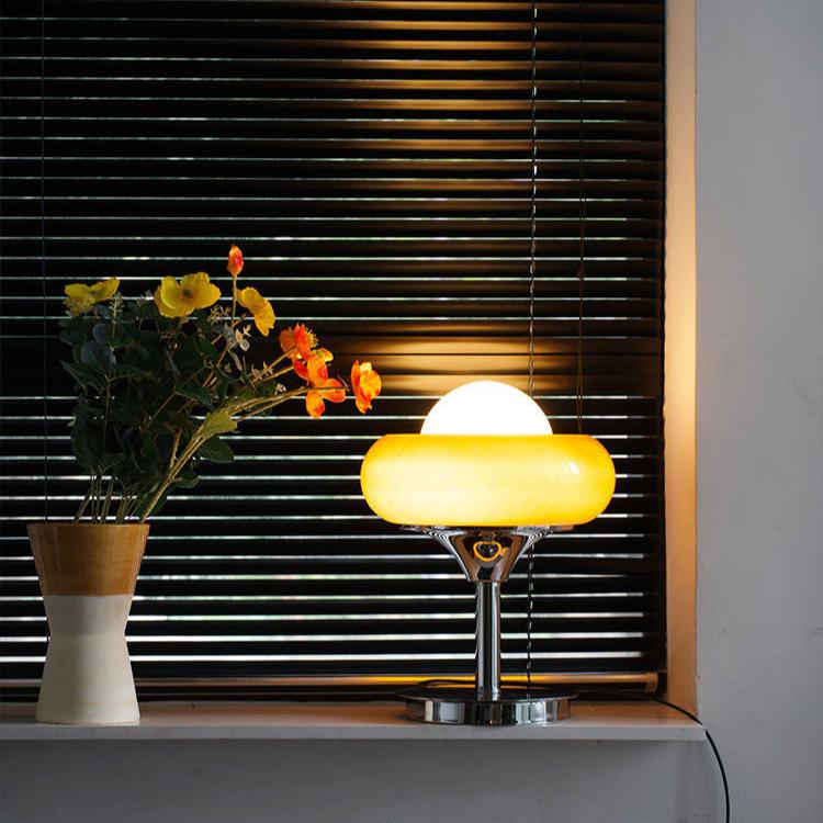 Guzzini Floor Lamp Polished Chrome Finish Led Bulb Included - Orange Floor Lamp