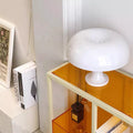Lucente Table Lamp Mushroom Inspired Shape Italian Retro - White