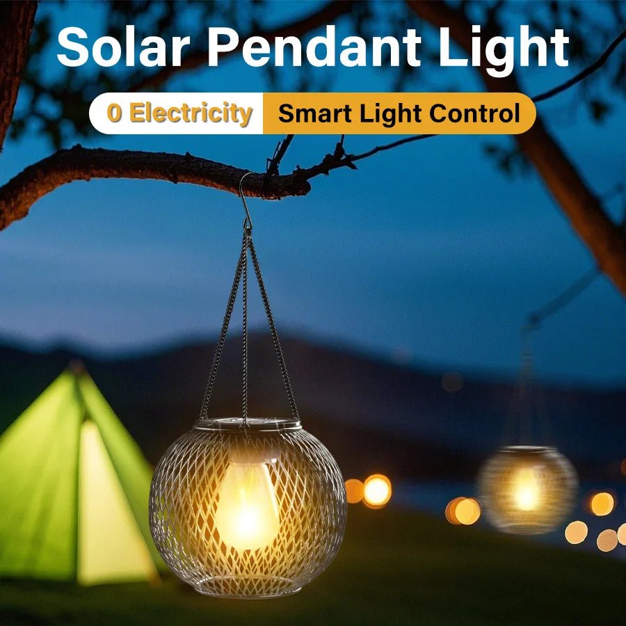 LumaGlow™ – Outdoor Solar Hanging Light - Duvelix