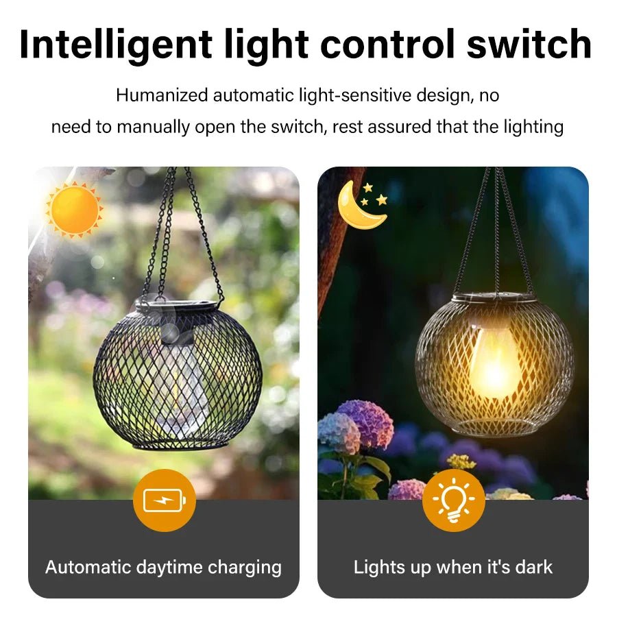 LumaGlow™ – Outdoor Solar Hanging Light - Duvelix