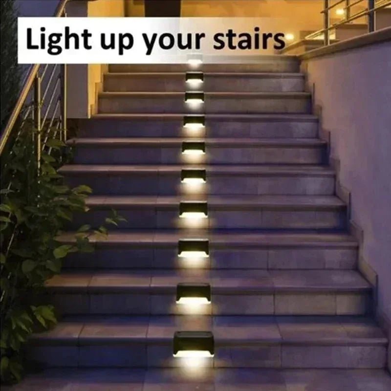 GlowStep™ – Solar LED Light for Stairs Fence & Garden - 136:865black warm;249:2000063051 pack - Black Warm